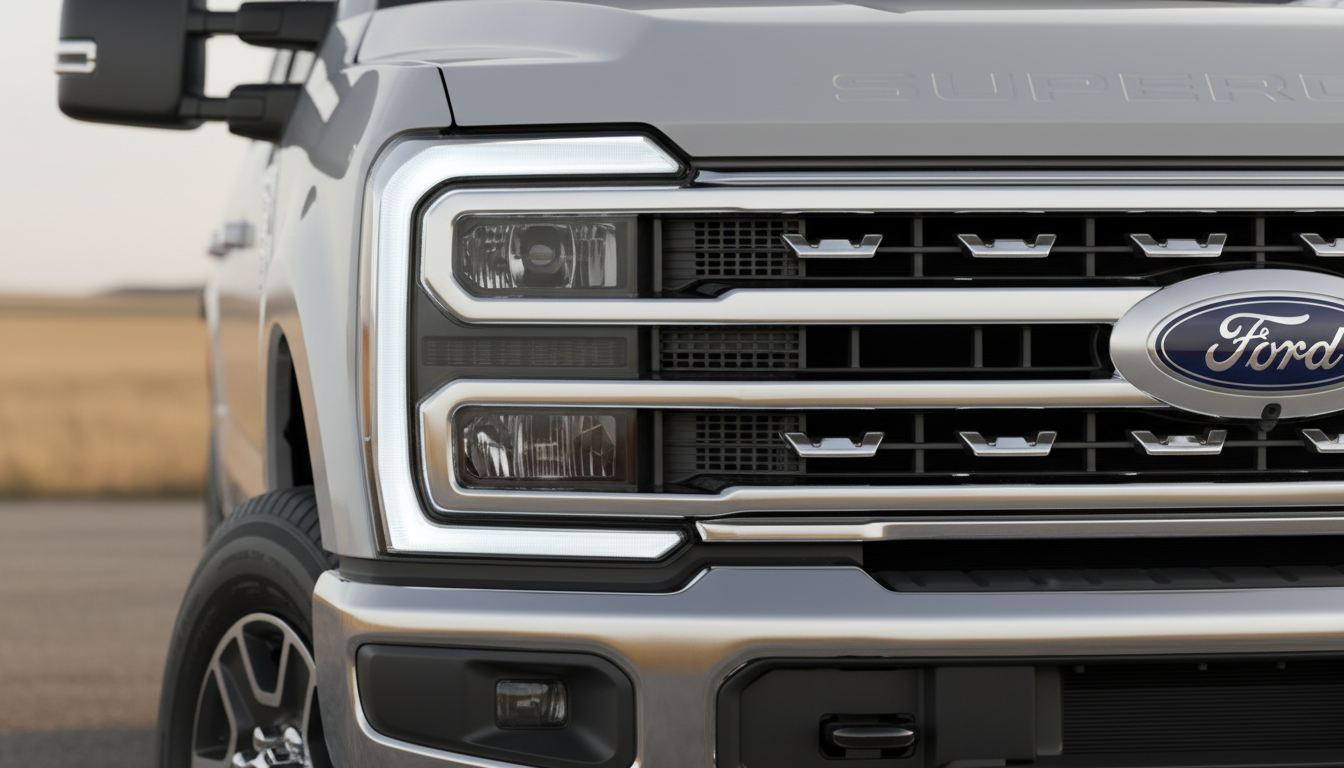 2026 Ford F-250 exterior details and chrome accents