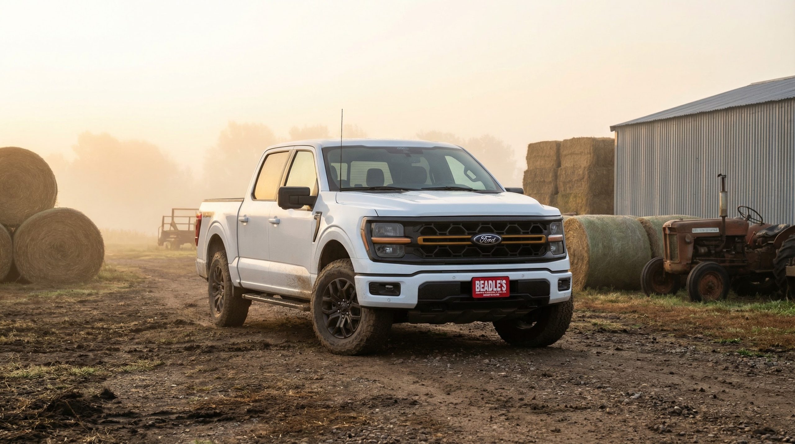 2026 Ford F-150 at rural job site