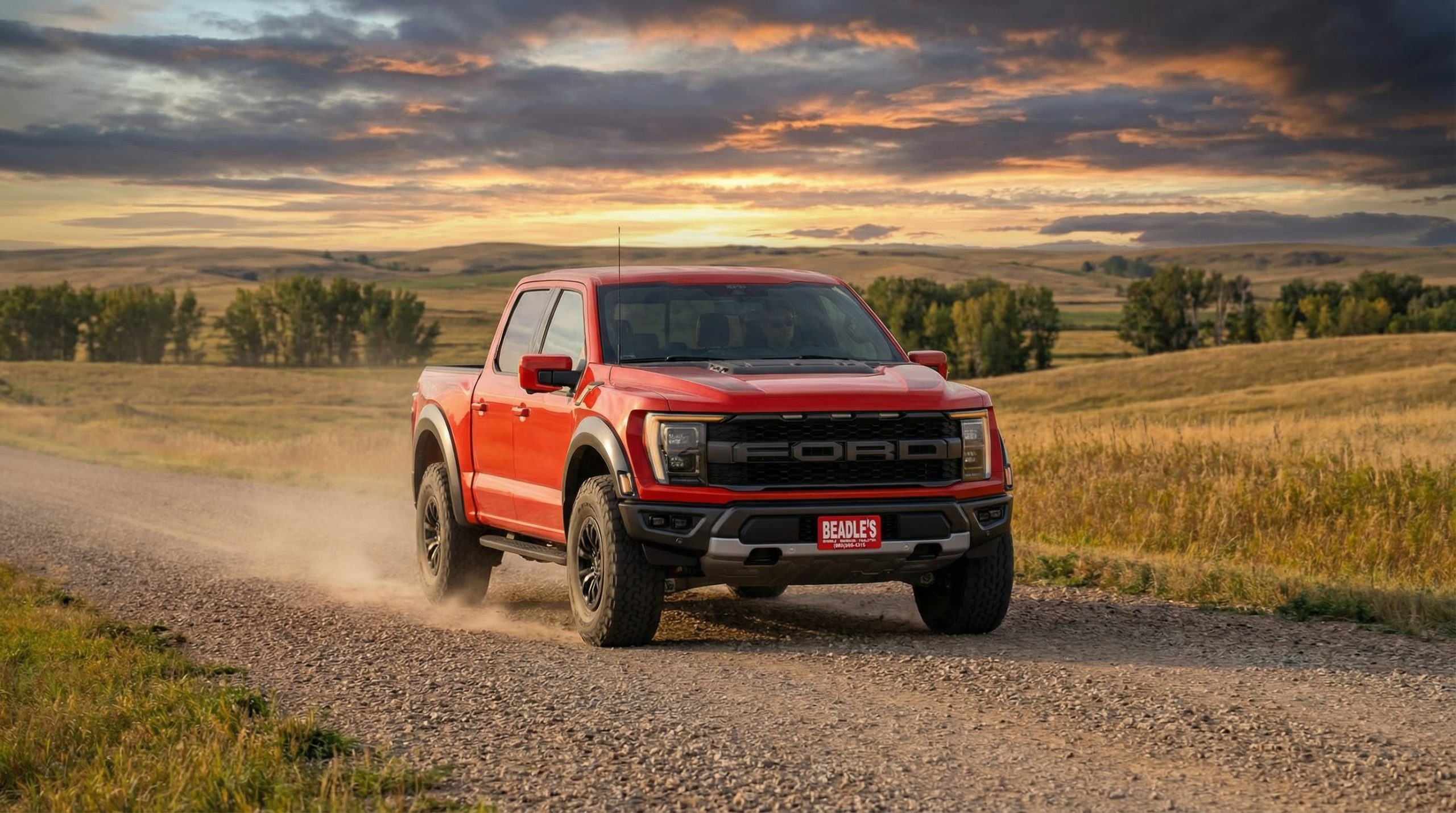 2026 Ford F-150 Raptor on gravel road