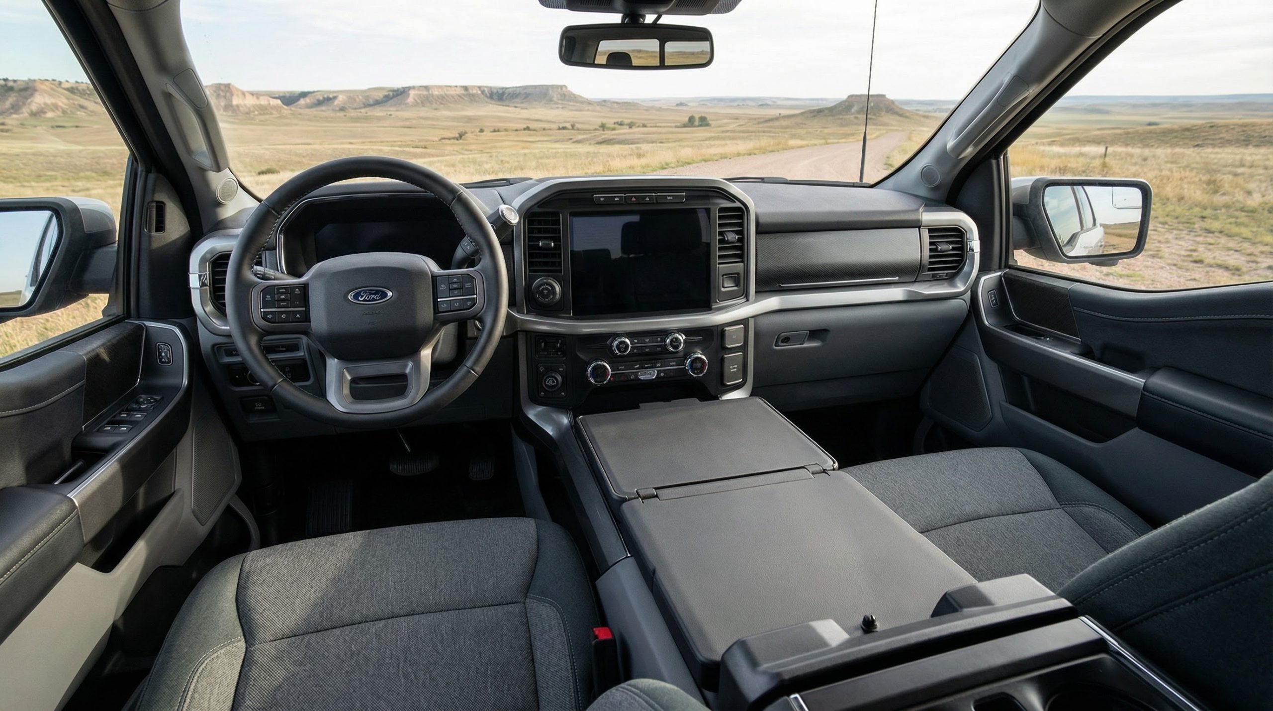 2026 Ford F-150 fold-flat work surface console