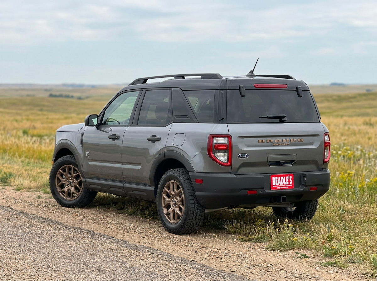 2026 Ford Bronco Sport Bronze Package — Sinister Bronze wheels, Shadow Black roof