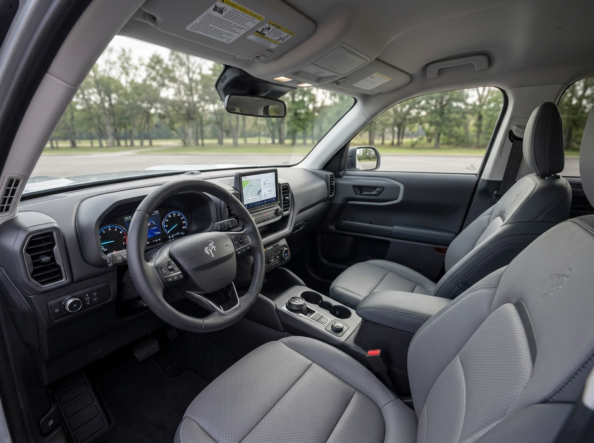 2026 Ford Bronco Sport Badlands interior leather seats South Dakota