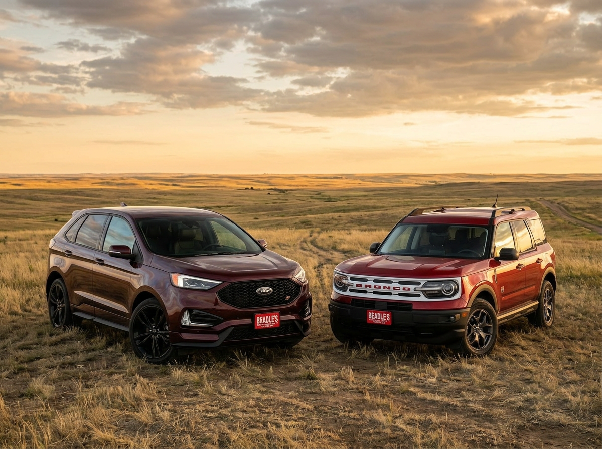 Ford Edge vs Bronco Sport South Dakota SUV comparison