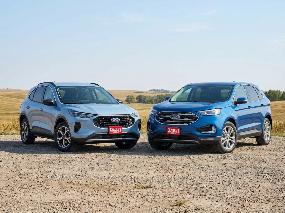 Ford Edge side view comparison