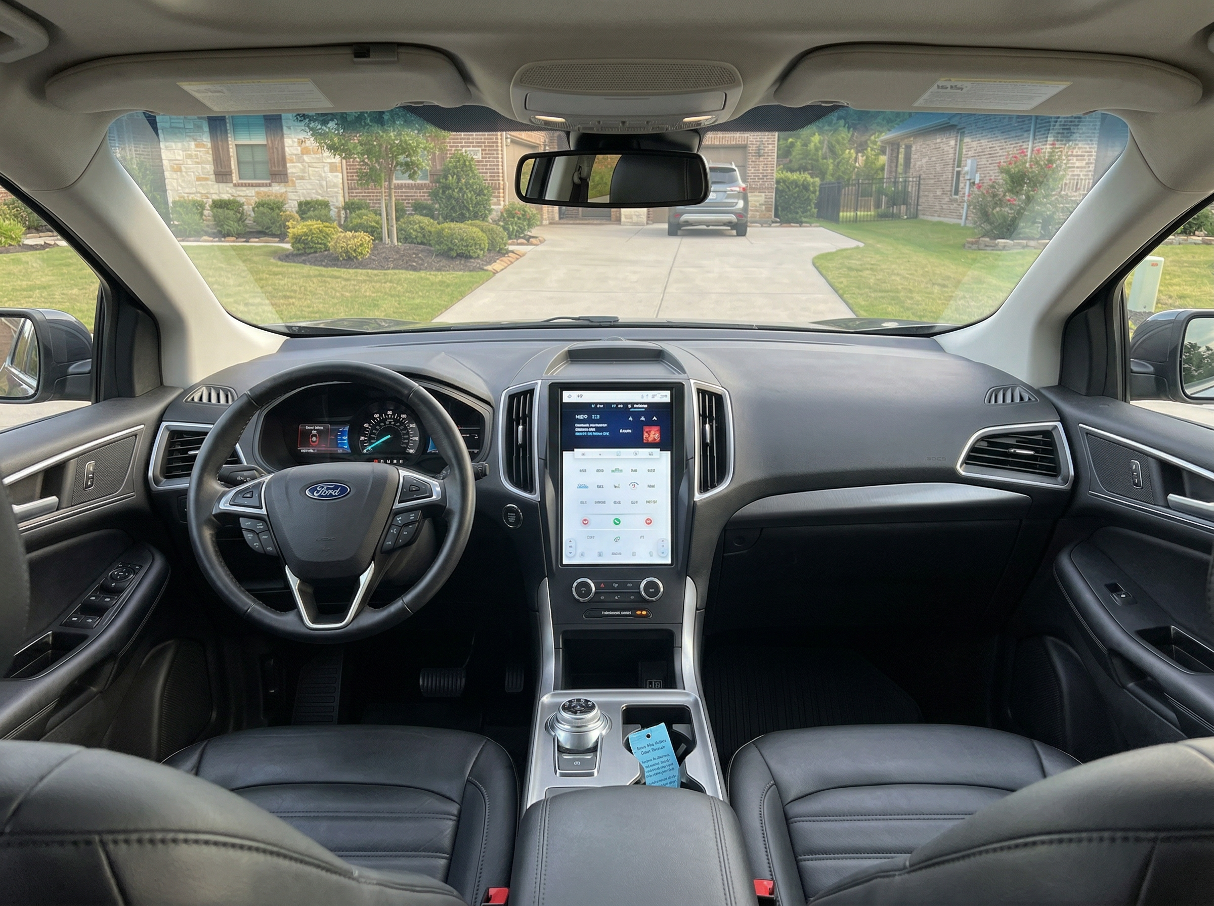 2023 Ford Edge interior cockpit with SYNC 4A touchscreen