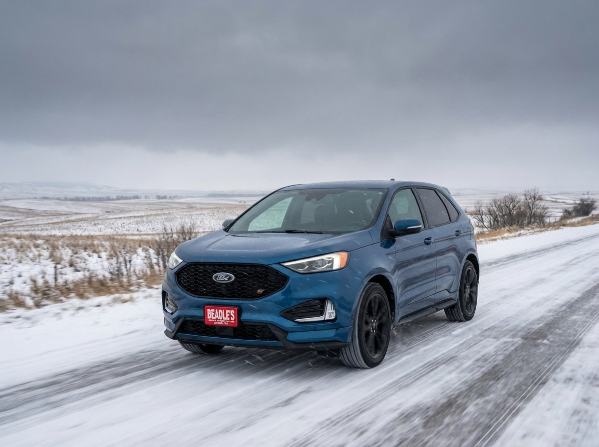 Ford SUV lineup on South Dakota plains family road trip