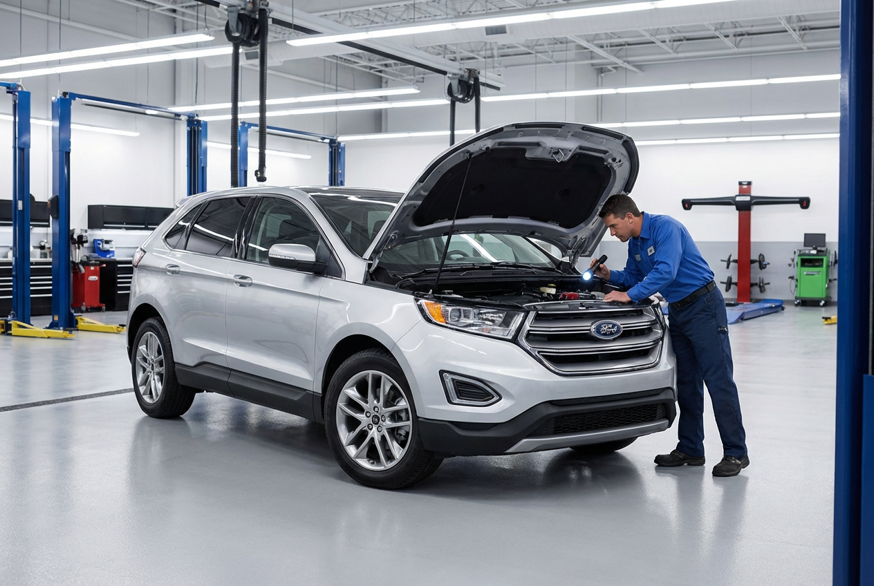 Used Ford Edge ready for inspection at Beadle Ford dealership