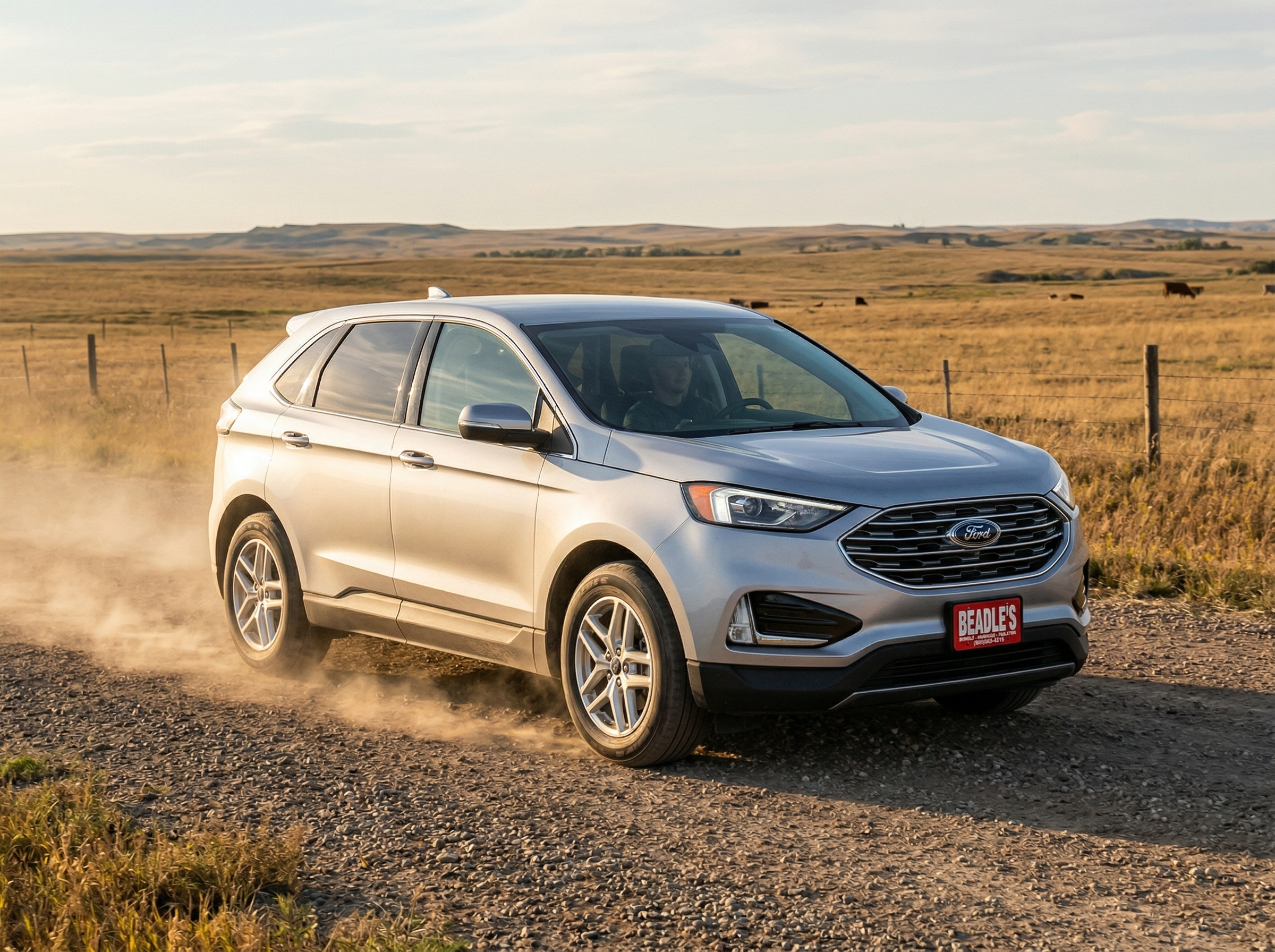 Ford Edge Class II hitch receiver and trailer wiring harness closeup