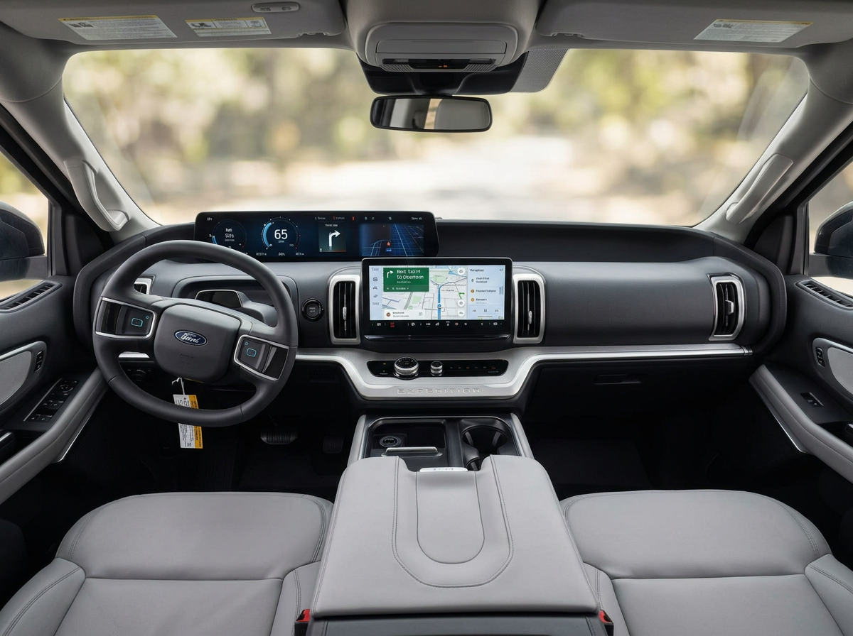 2026 Ford Expedition SYNC 4 dashboard interior near Mobridge SD