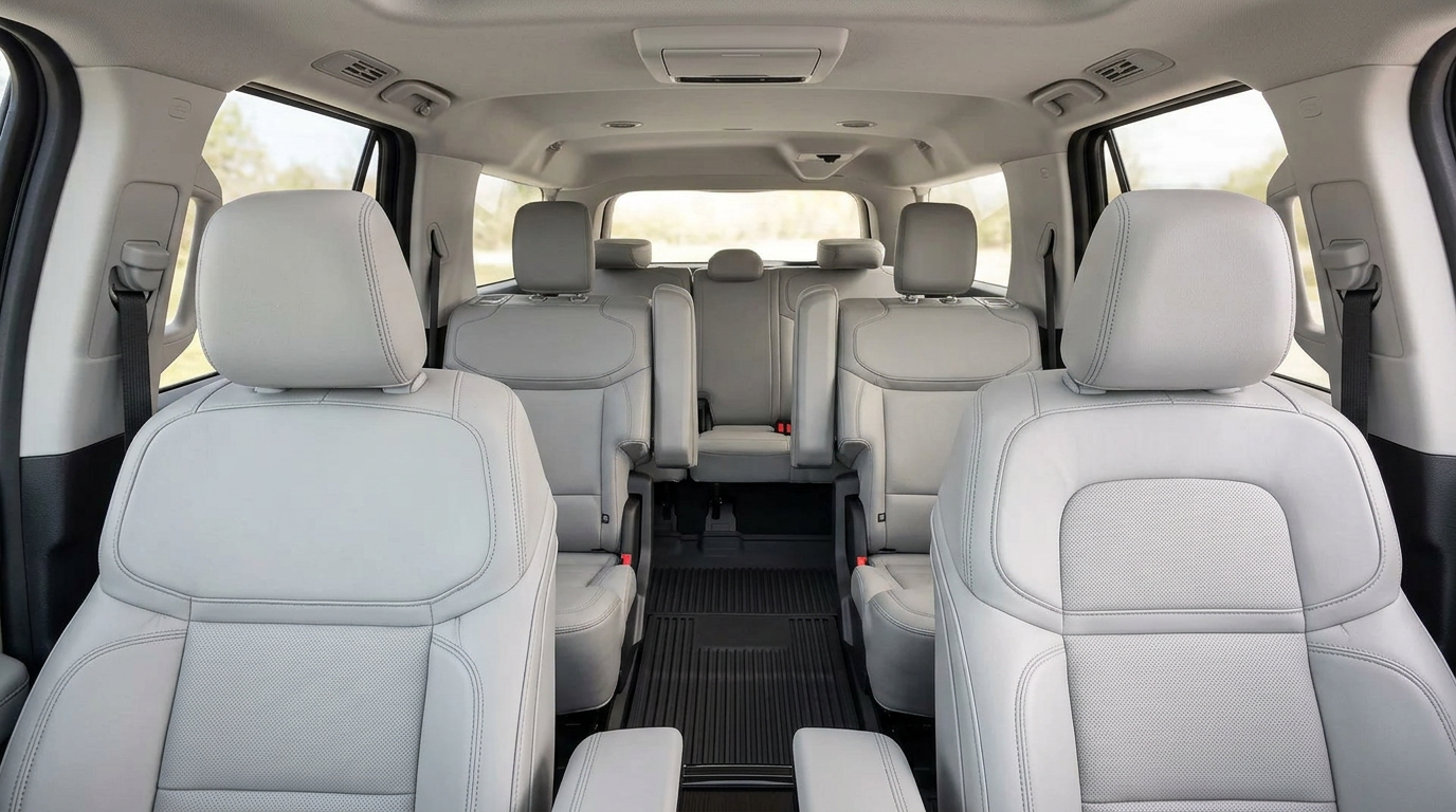 2026 Ford Expedition three-row interior seating near Mobridge SD