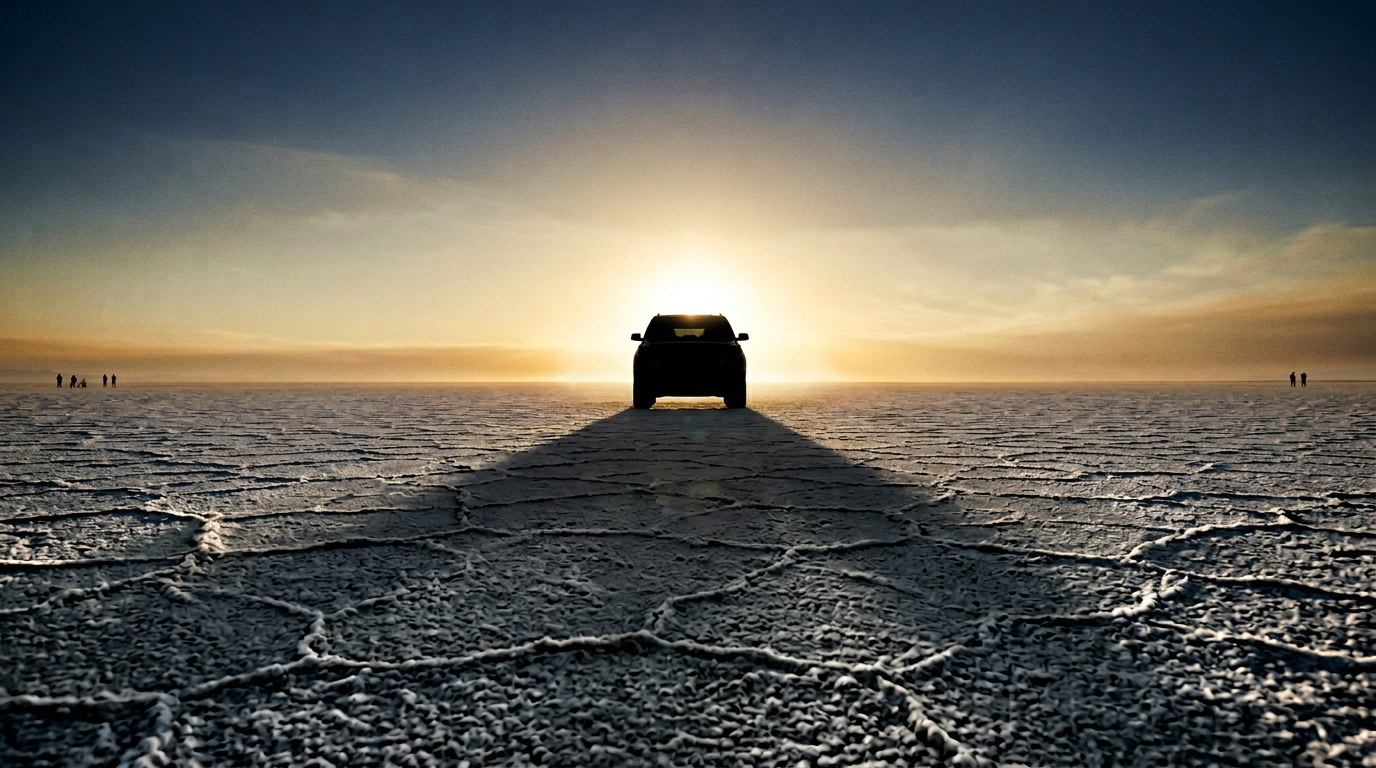 2027 Ford Expedition silhouette at sunset — arriving at Beadle Ford Bowdle SD