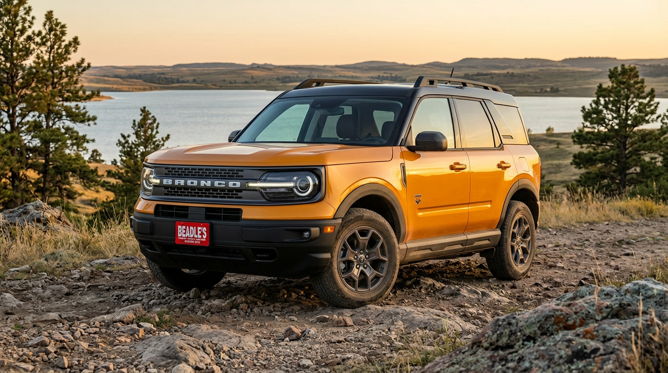 2026 Ford Bronco Sport on rough terrain in South Dakota
