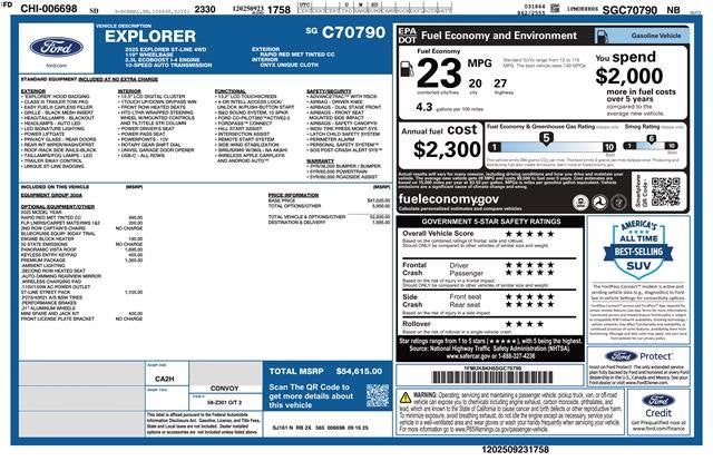 2025 Ford Explorer ST-Line