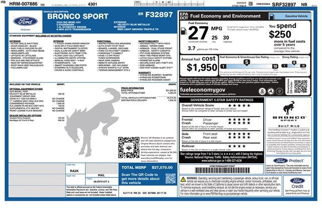 2025 Ford Bronco Sport Big Bend