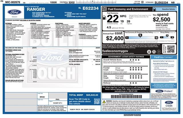 2025 Ford Ranger XLT