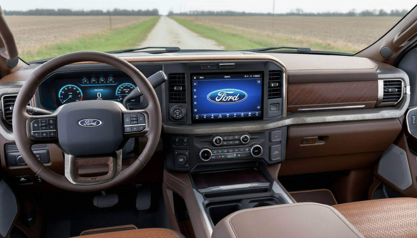 2026 Ford F-250 technology and displays